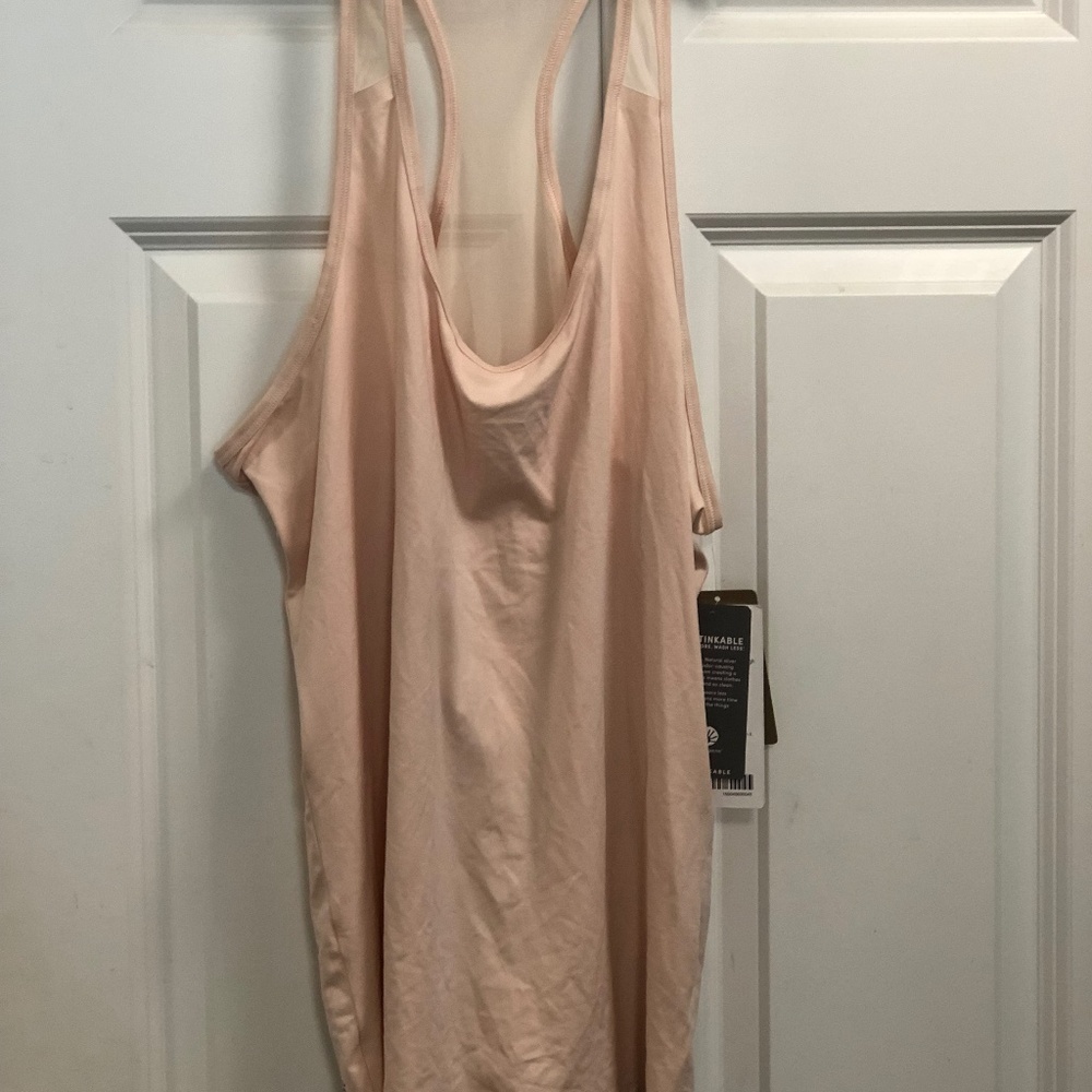 NWT Pink Mesh Chi Tank